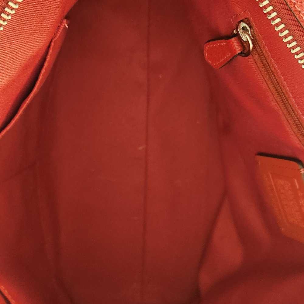 Coach Red Leather City Zip Tote - Picture 11 of 15